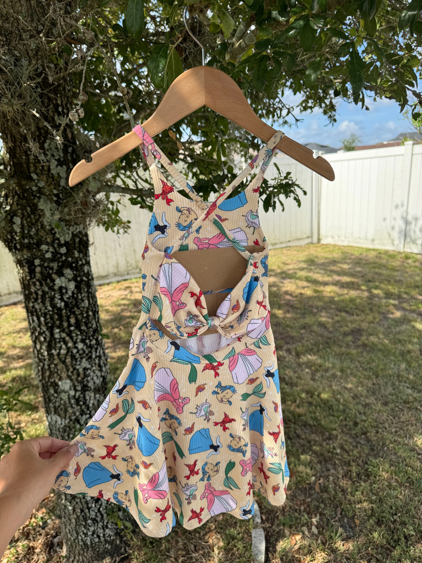 CeCe Cross/Bow Back Dress