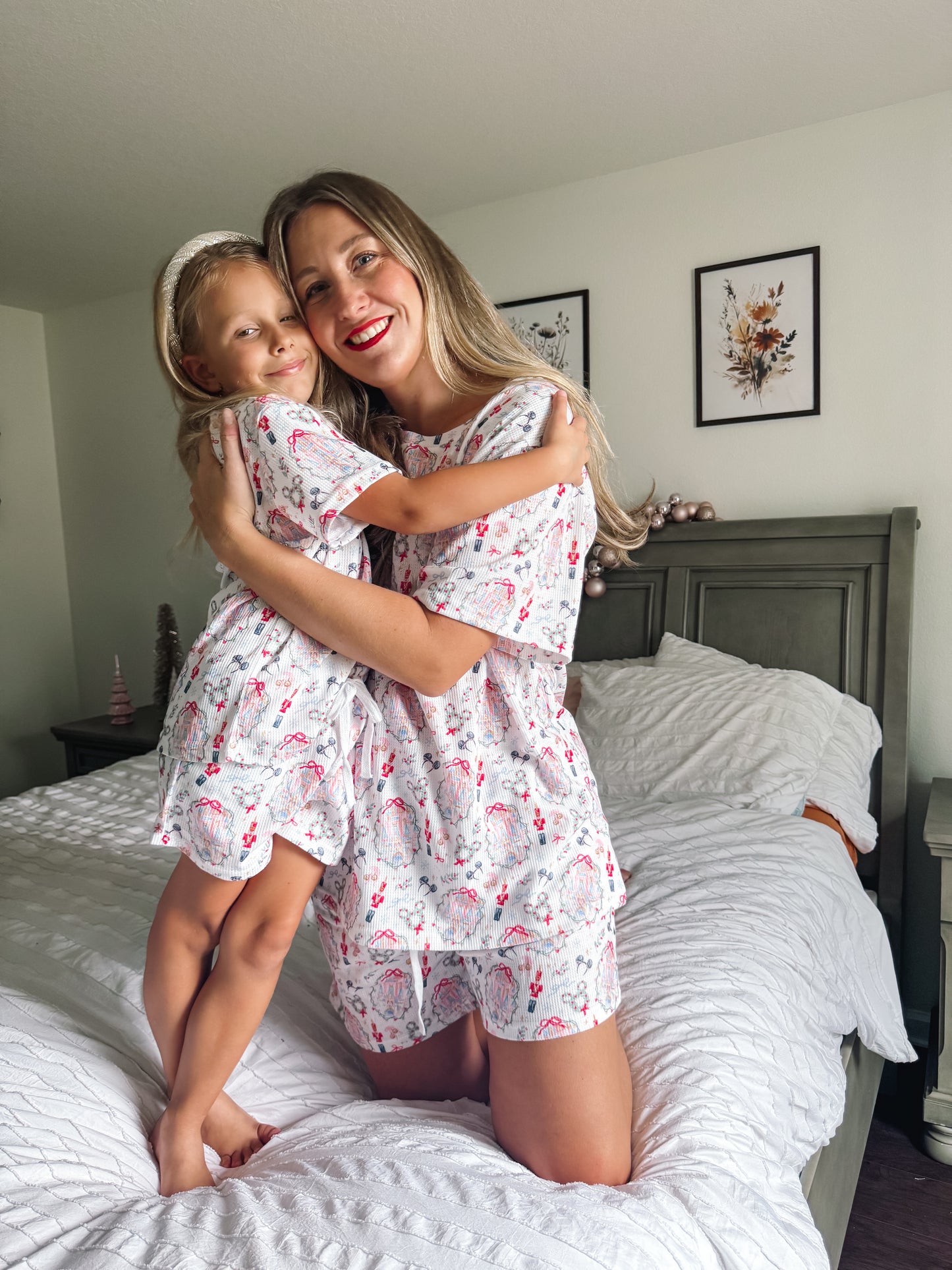 Adult & Youth Ready To Ship Magical Holiday Waffle Knit Set