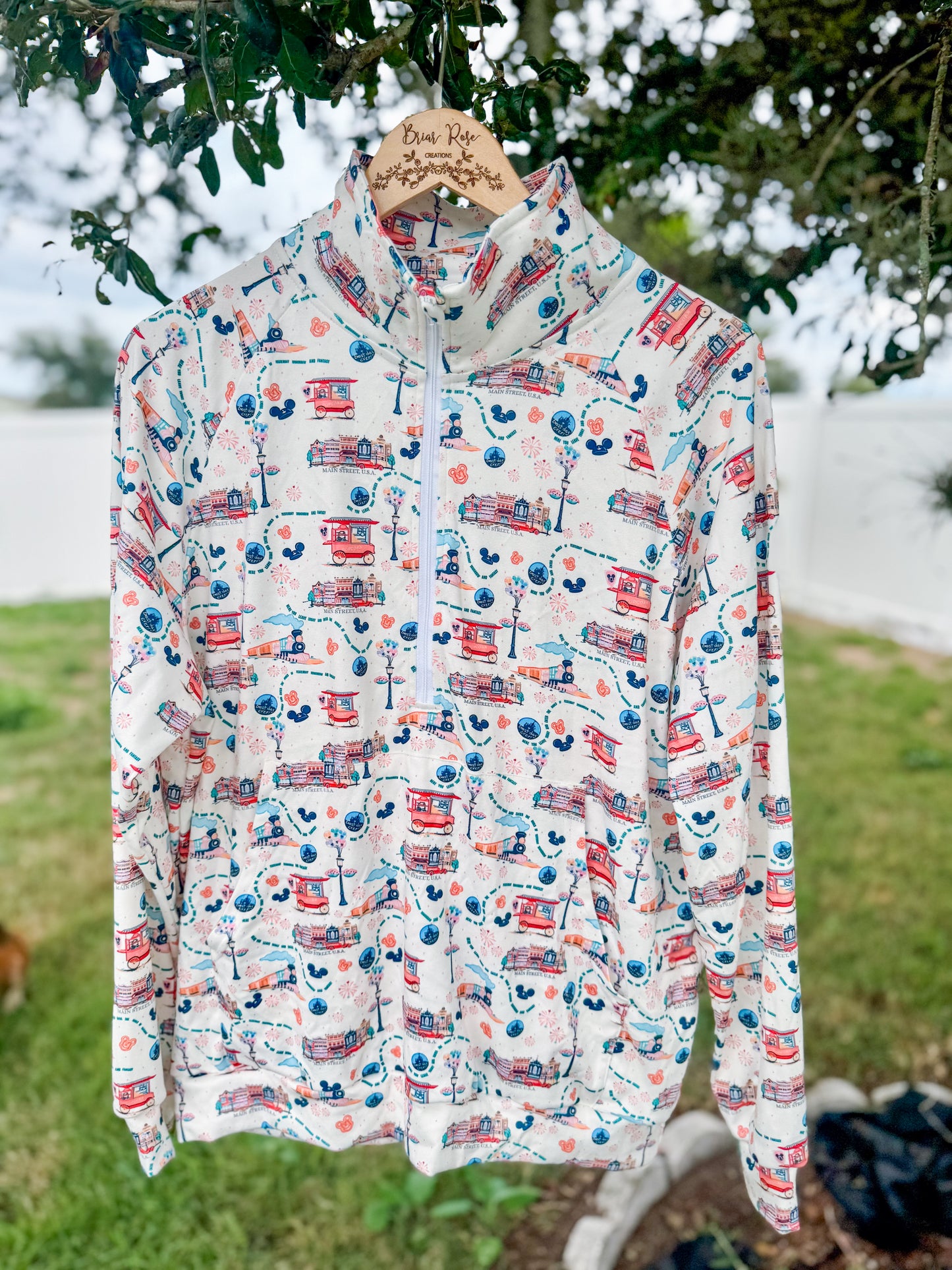 Custom Youth 3/4 Zip Sweater