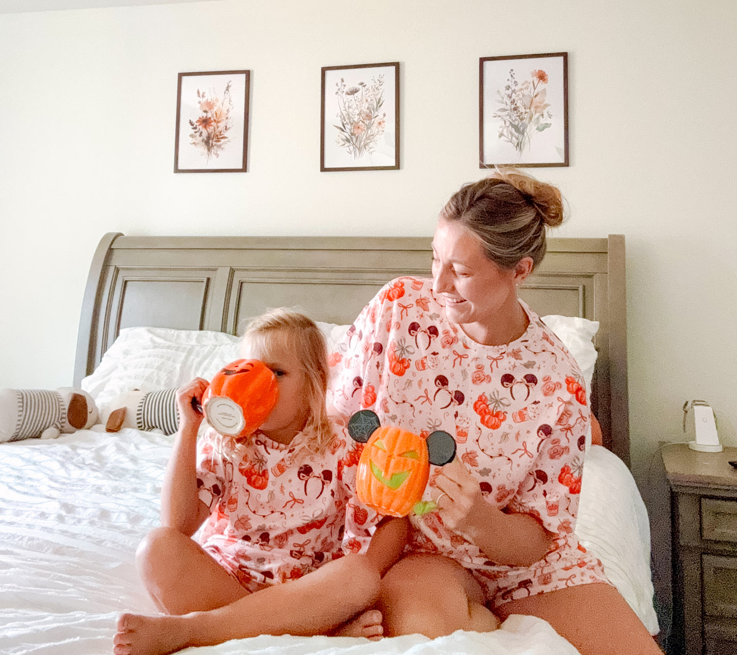 Ready To Ship Youth Pumpkin Waffle Set