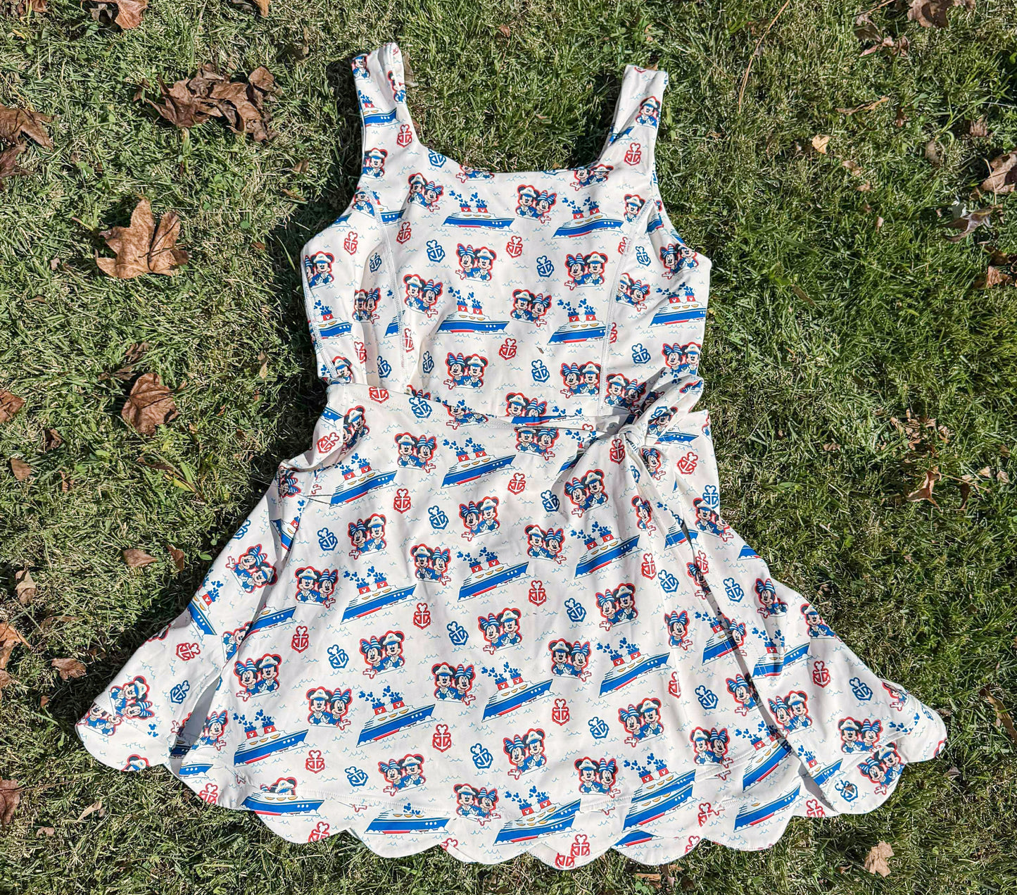 Youth Inspired Magical Cruise Ruffle Wrap Dress