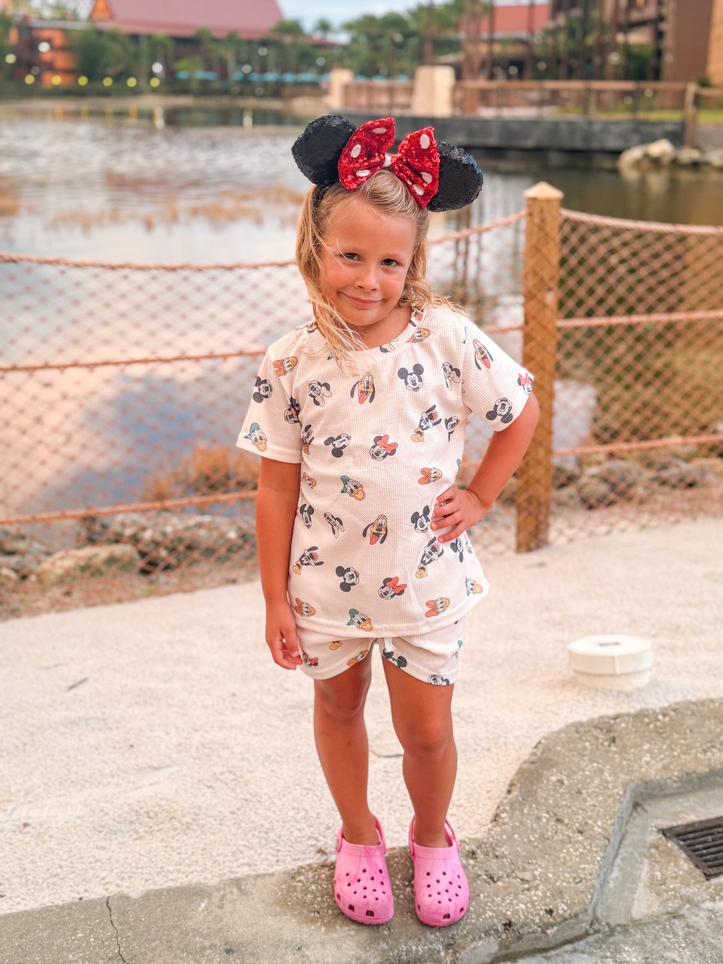 Youth Waffle Fab Friends Two Piece