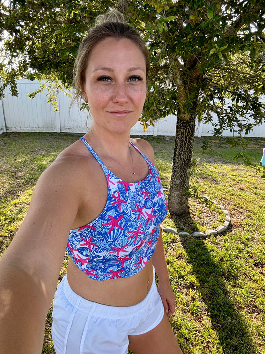 Mama Bow Back Crop Tops & Dress