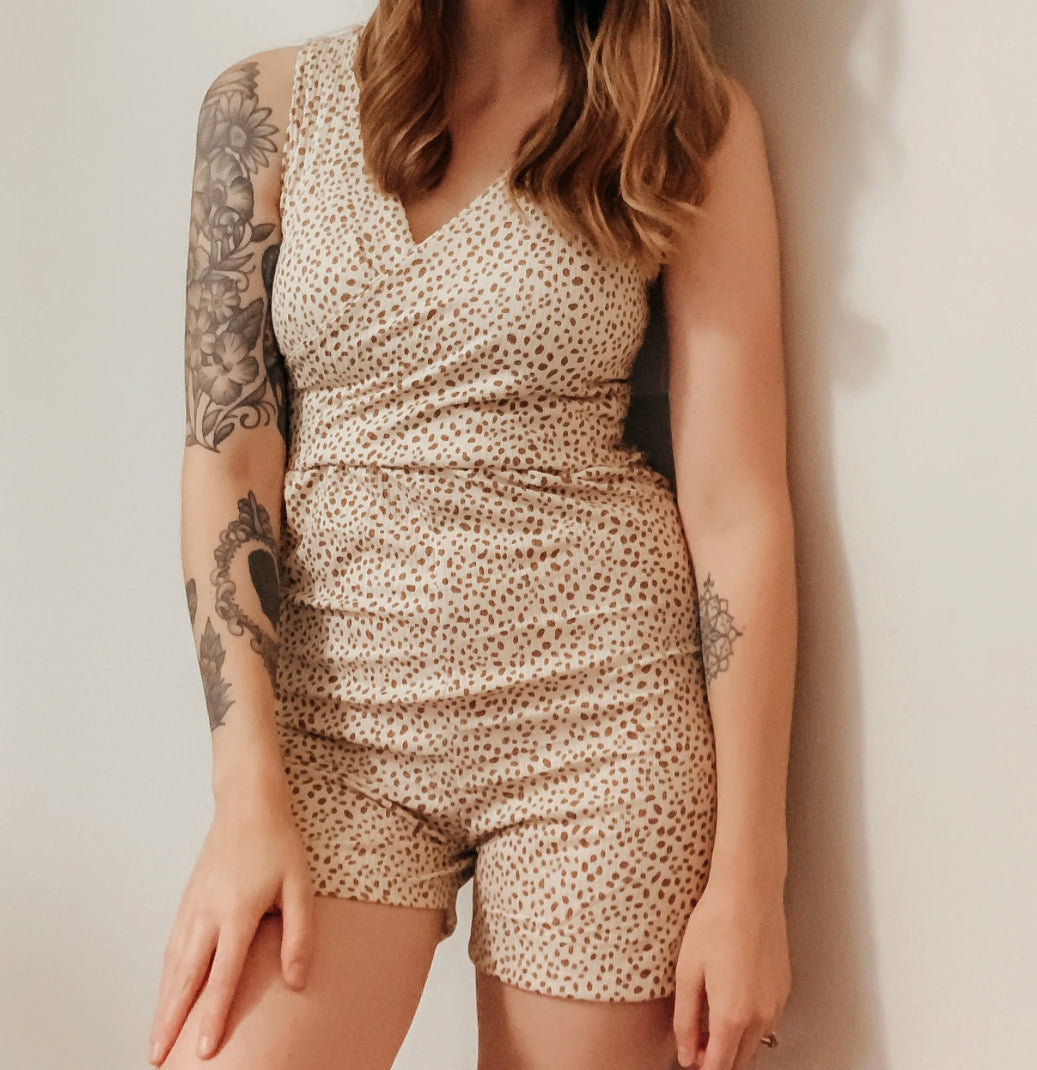 Fawn Adult Romper