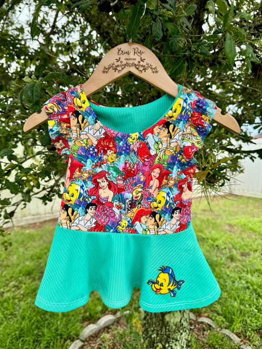 Ready To Ship Patch Peplum 3T
