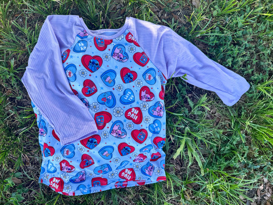 Ready To Ship 10 Youth Raglan