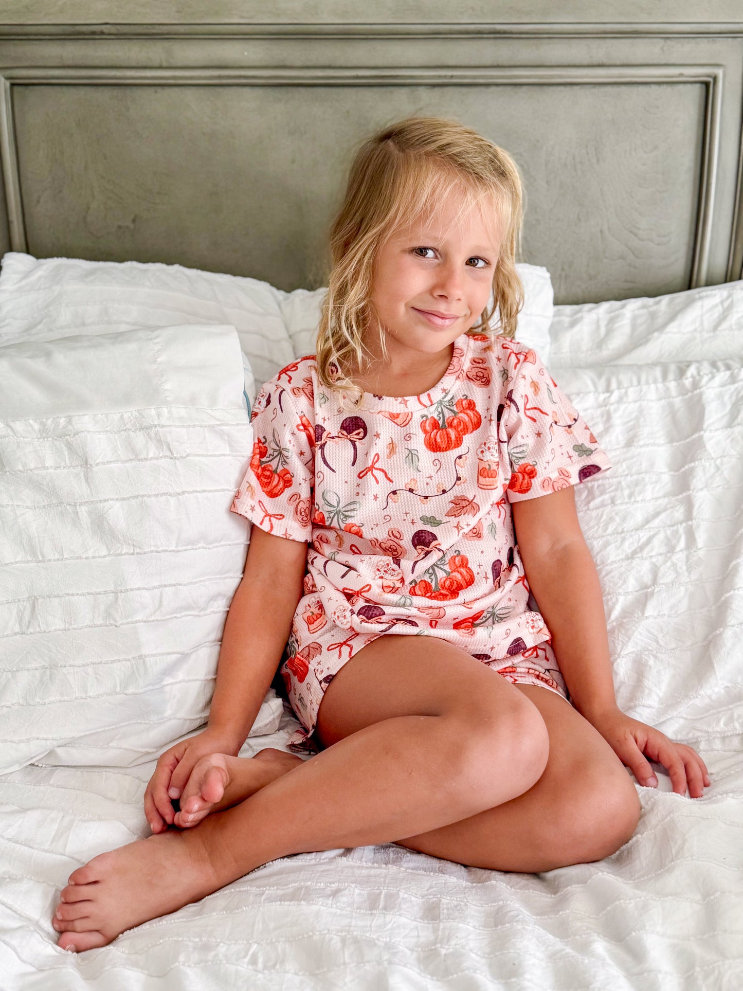 Ready To Ship Youth Pumpkin Waffle Set