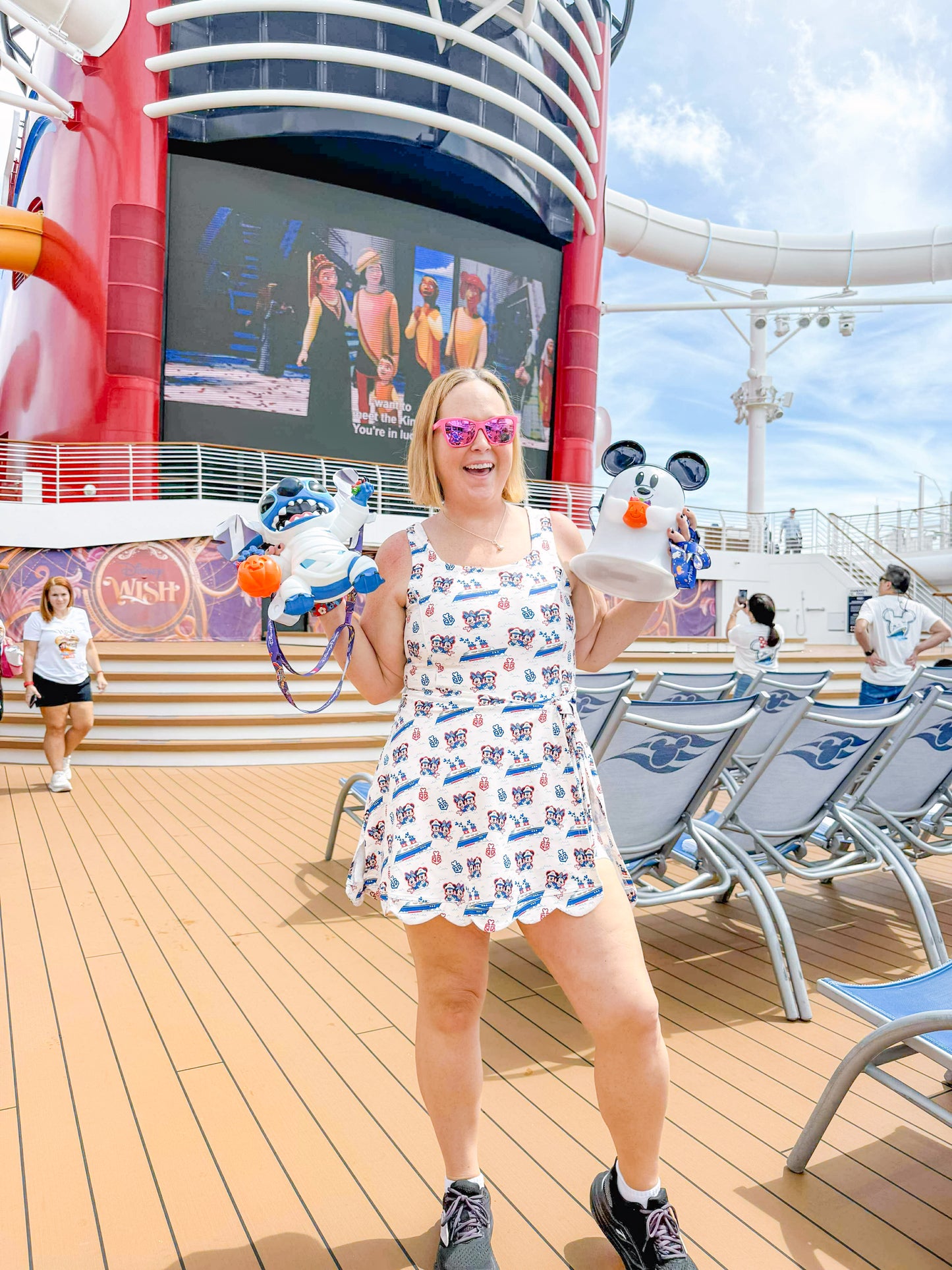 Youth Inspired Magical Cruise Ruffle Wrap Dress