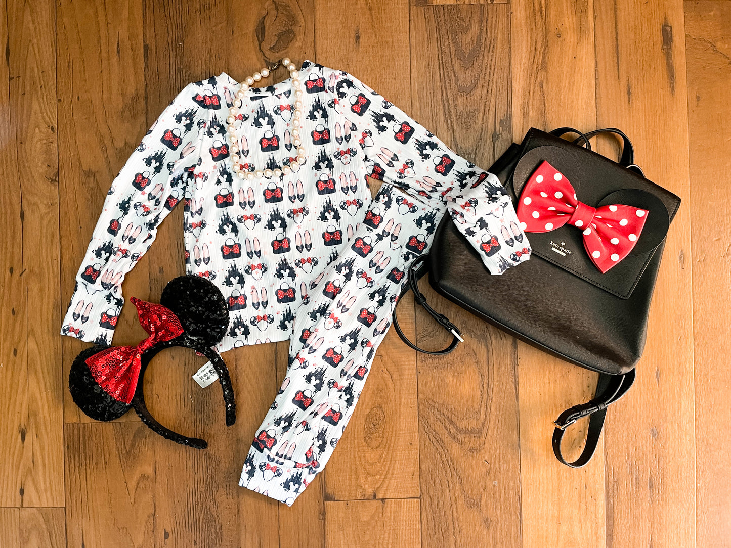 Pajama Set Long/Short Sleeve Shirt & Long Pants